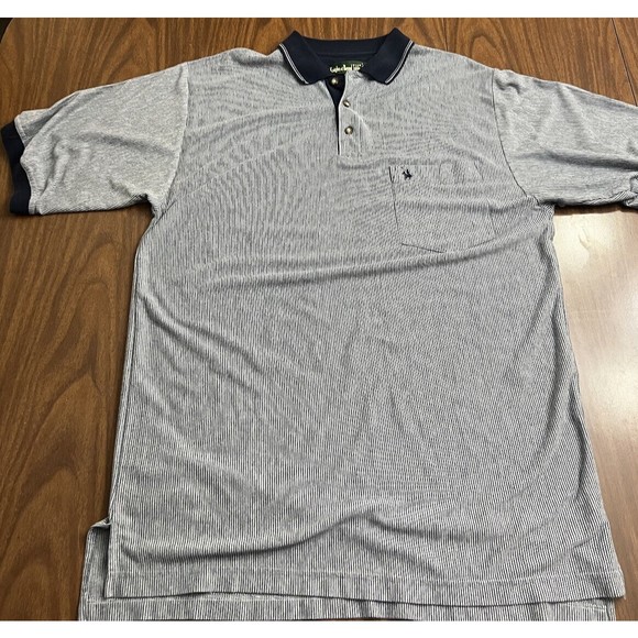 Knights Of The Round Table Polo KOTRT Golf Vertical Striped Shirt Men XL Tall - Picture 2 of 6